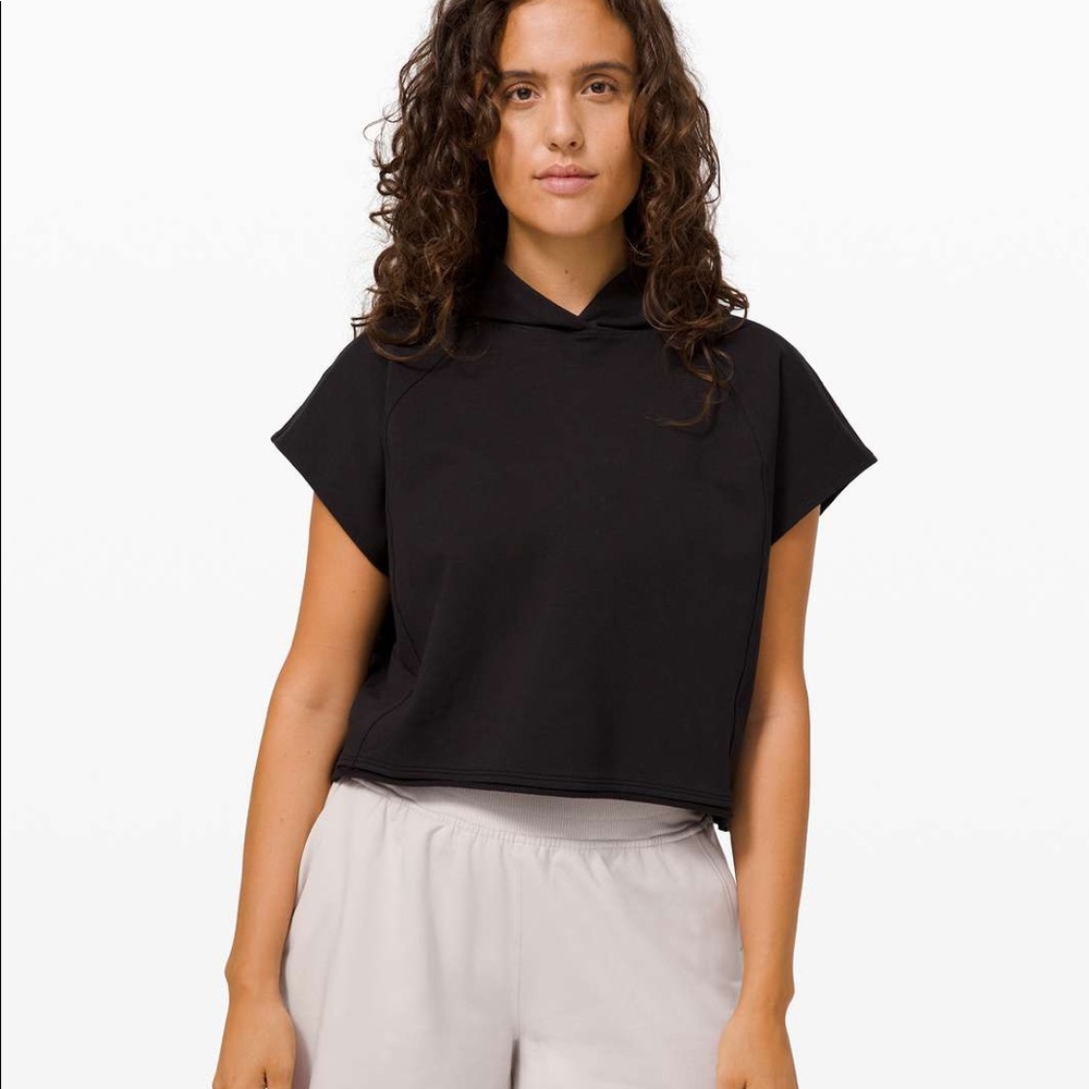 LA Boxy Sleeveless Hoodie